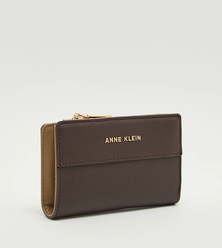 آن كلاين Anne Klein Textured Zippered Wallet